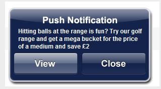 An example of a Push Notification